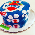 Pastel decorado de paw patrol hecho con fondant